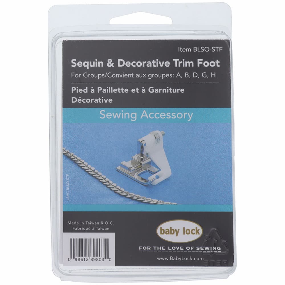 Sequin & Decorative Trim Foot, Snap On #P60104 - Babylock
