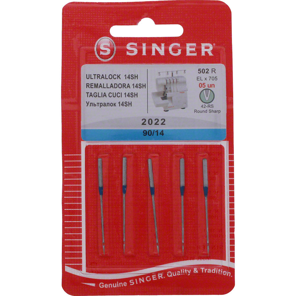 Serger Needles, Singer Type 2022 (5pk)