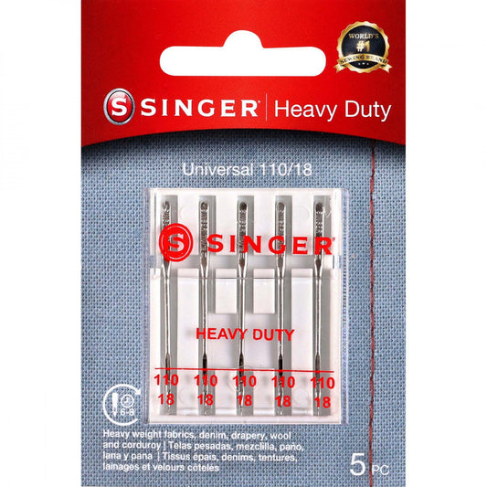 Singer Heavy Duty Universal Needles (5pk) - 110/18