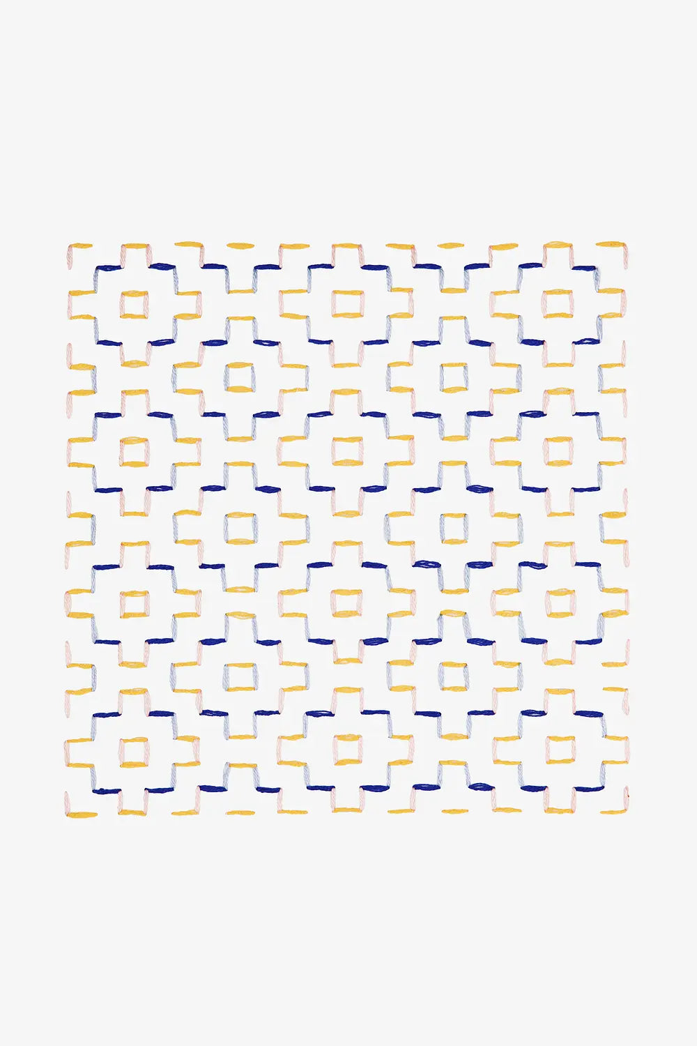 Sashiko Maze DMC Embroidery Kit
