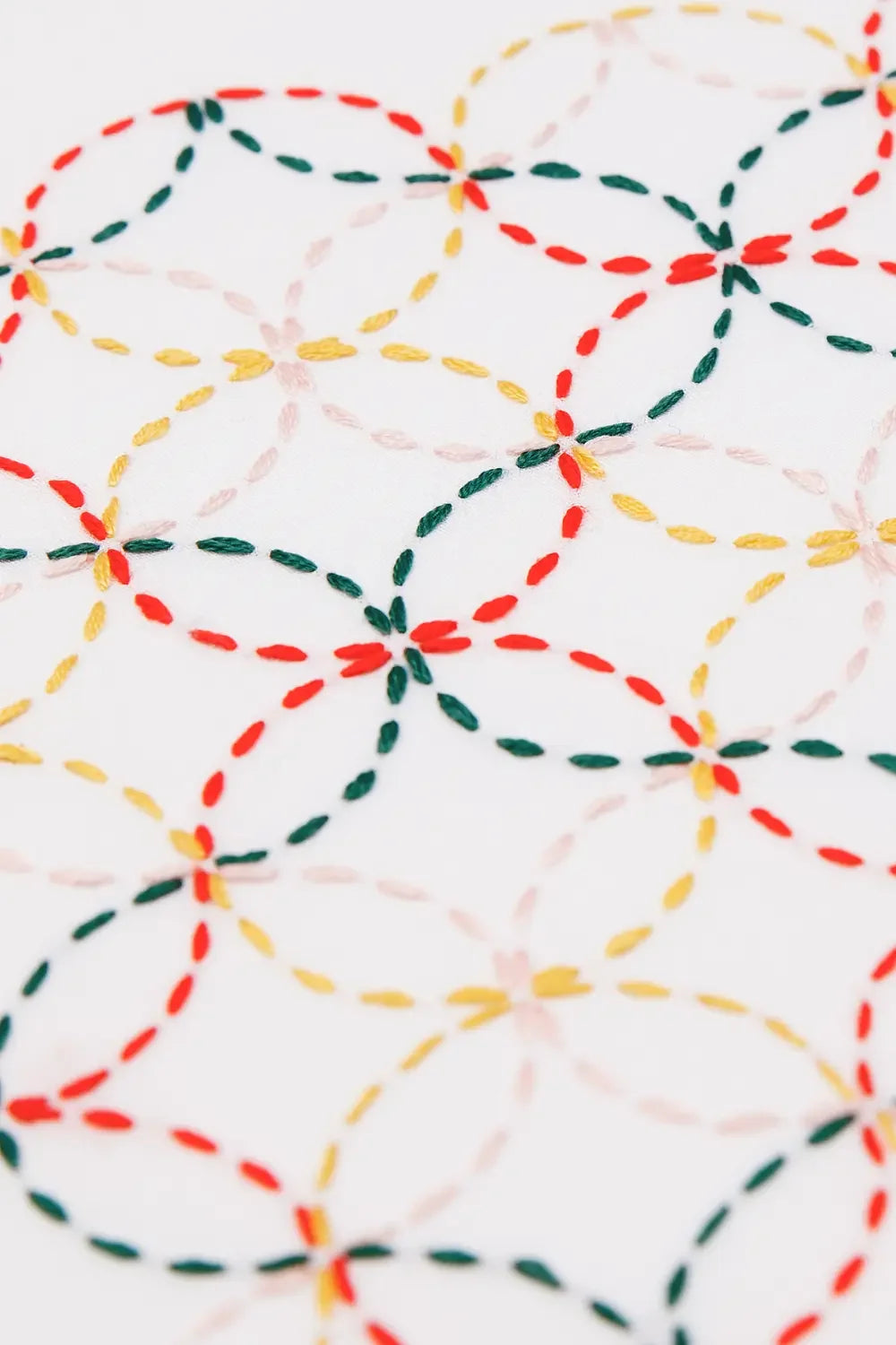 Sashiko Curves DMC Embroidery Kit