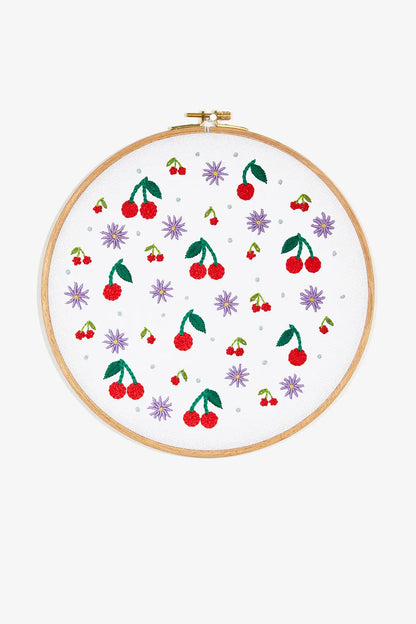 Cherries DMC Embroidery Kit