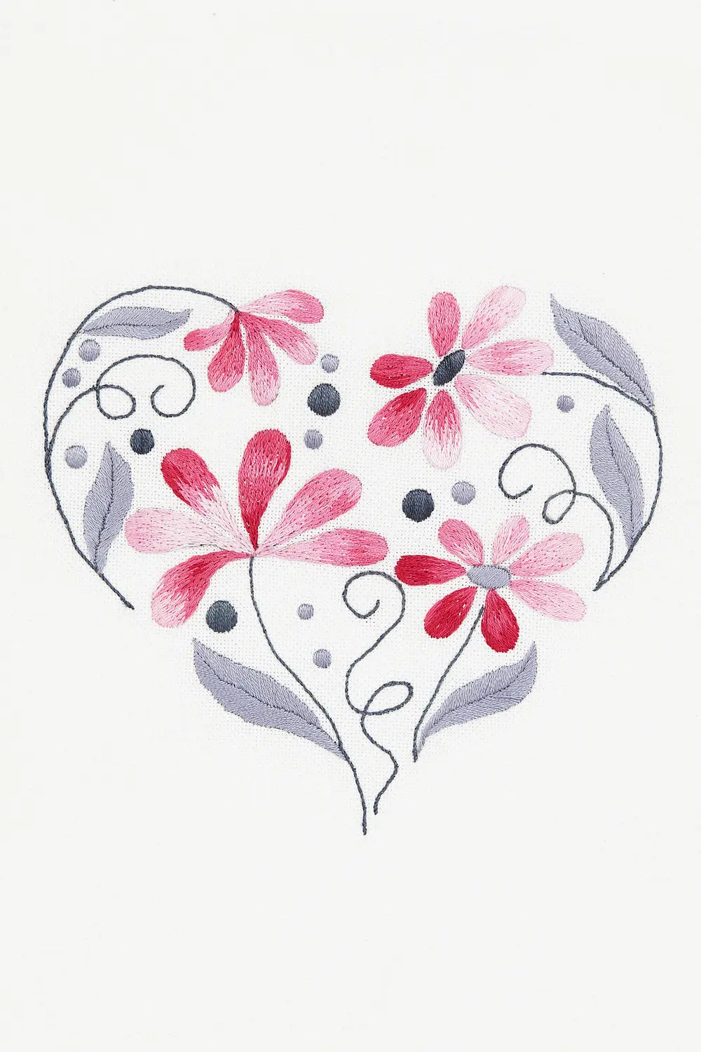 Heart DMC Embroidery Kit