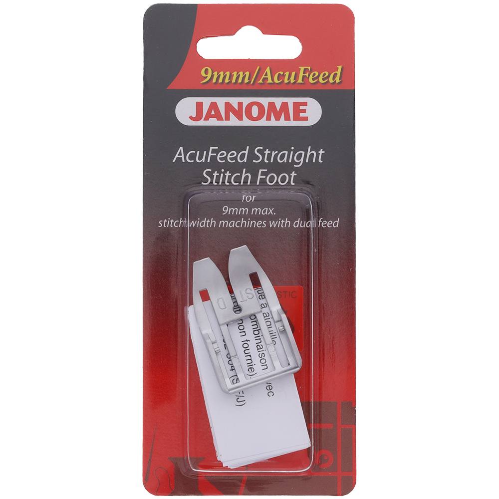 Acufeed Straight Stitch Foot, Janome #202102005 - Janome