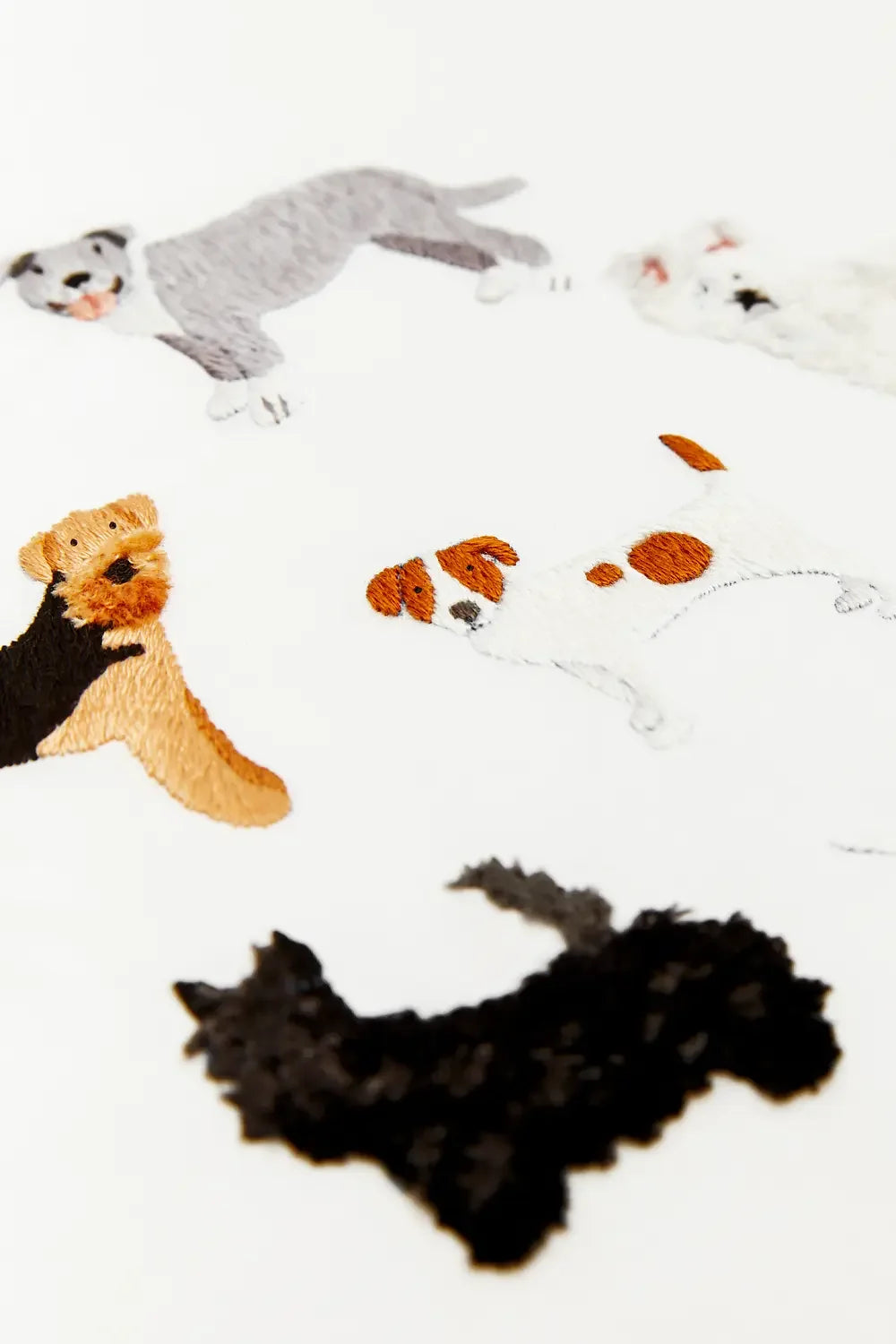 Terrier Dogs DMC Embroidery Kit
