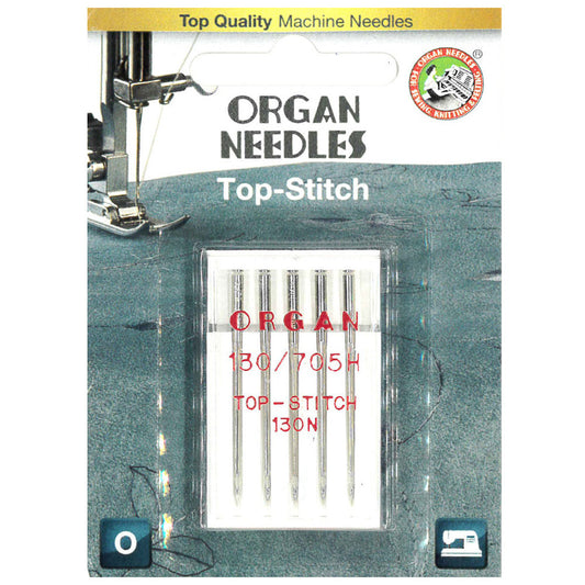 5pk Organ Top-Stitch Needles (130/705H)