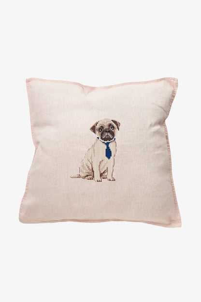 Pug DMC Cross Stitch Kit
