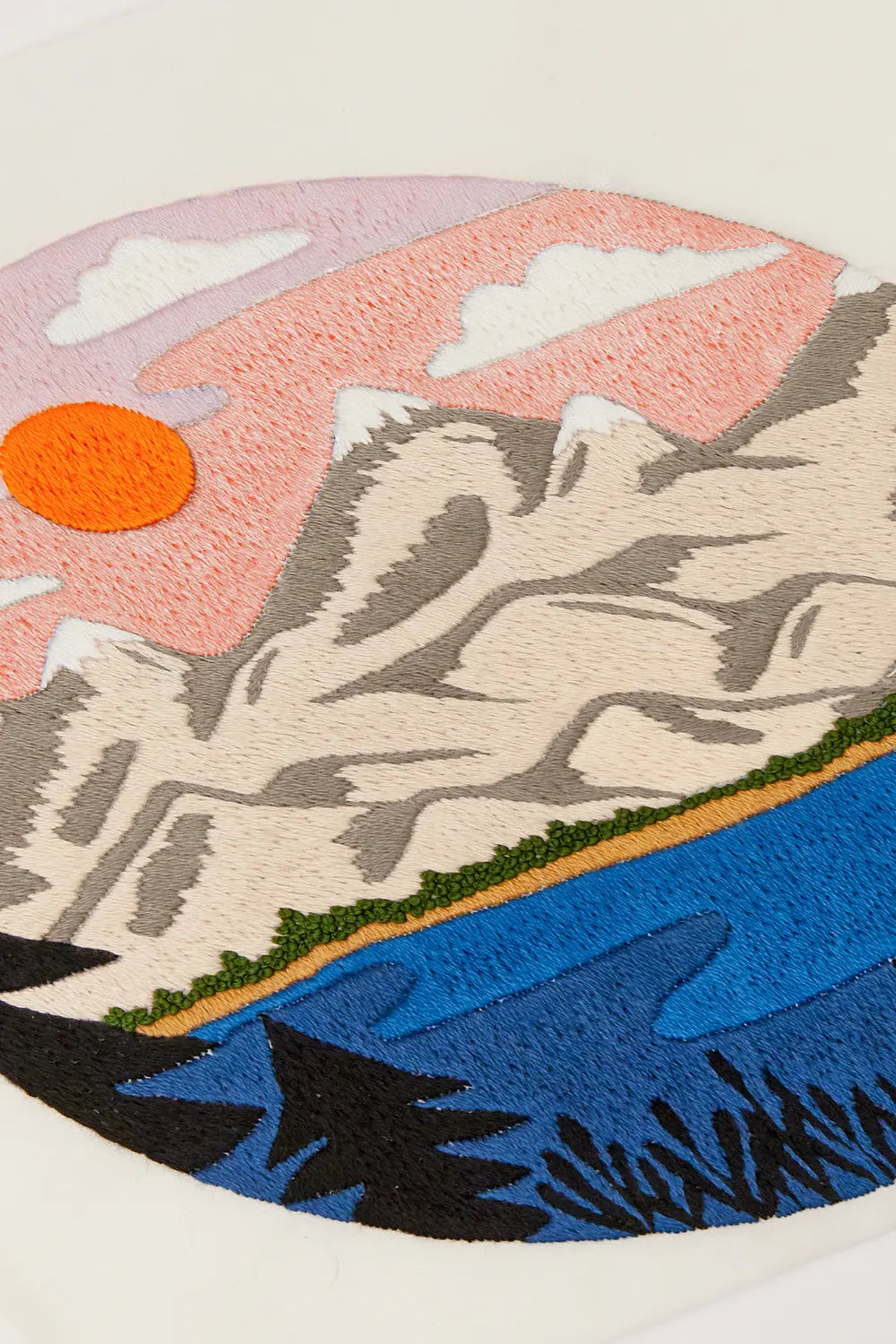 Mountain Lake DMC Embroidery Kit