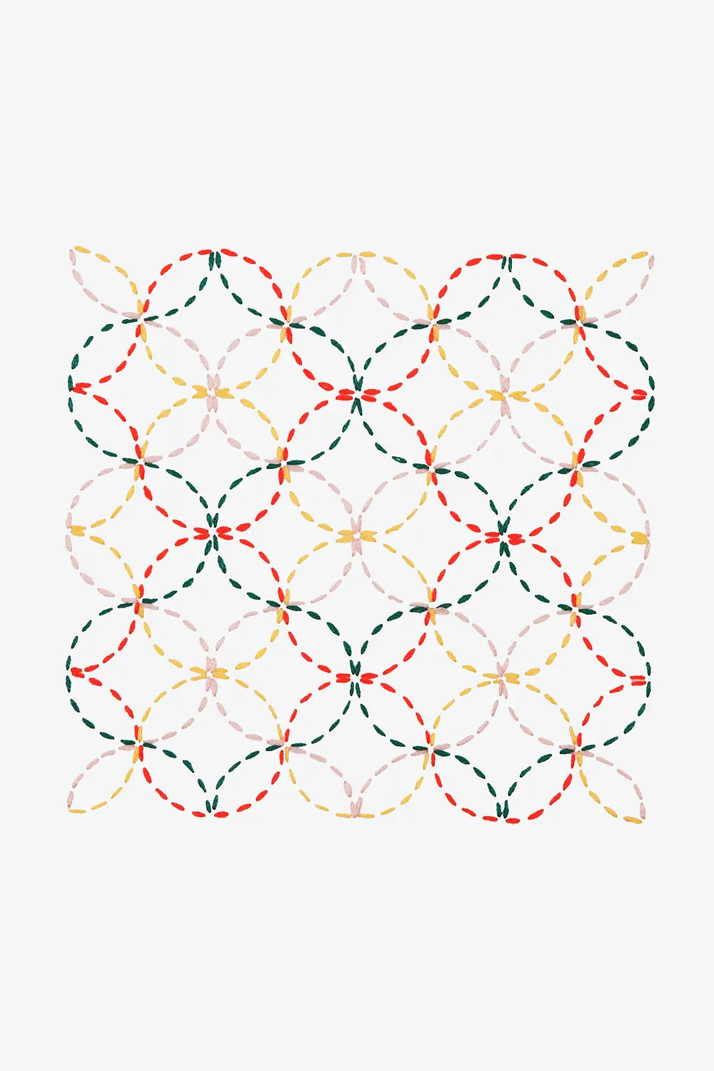 Sashiko Curves DMC Embroidery Kit