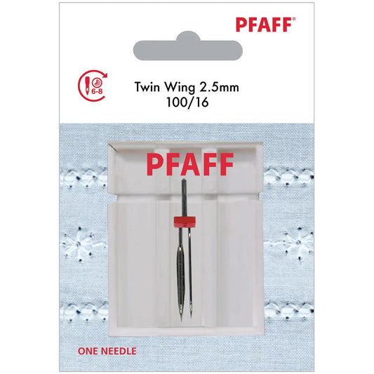 Pfaff Twin Wing Needle, 2.5mm - 100/16