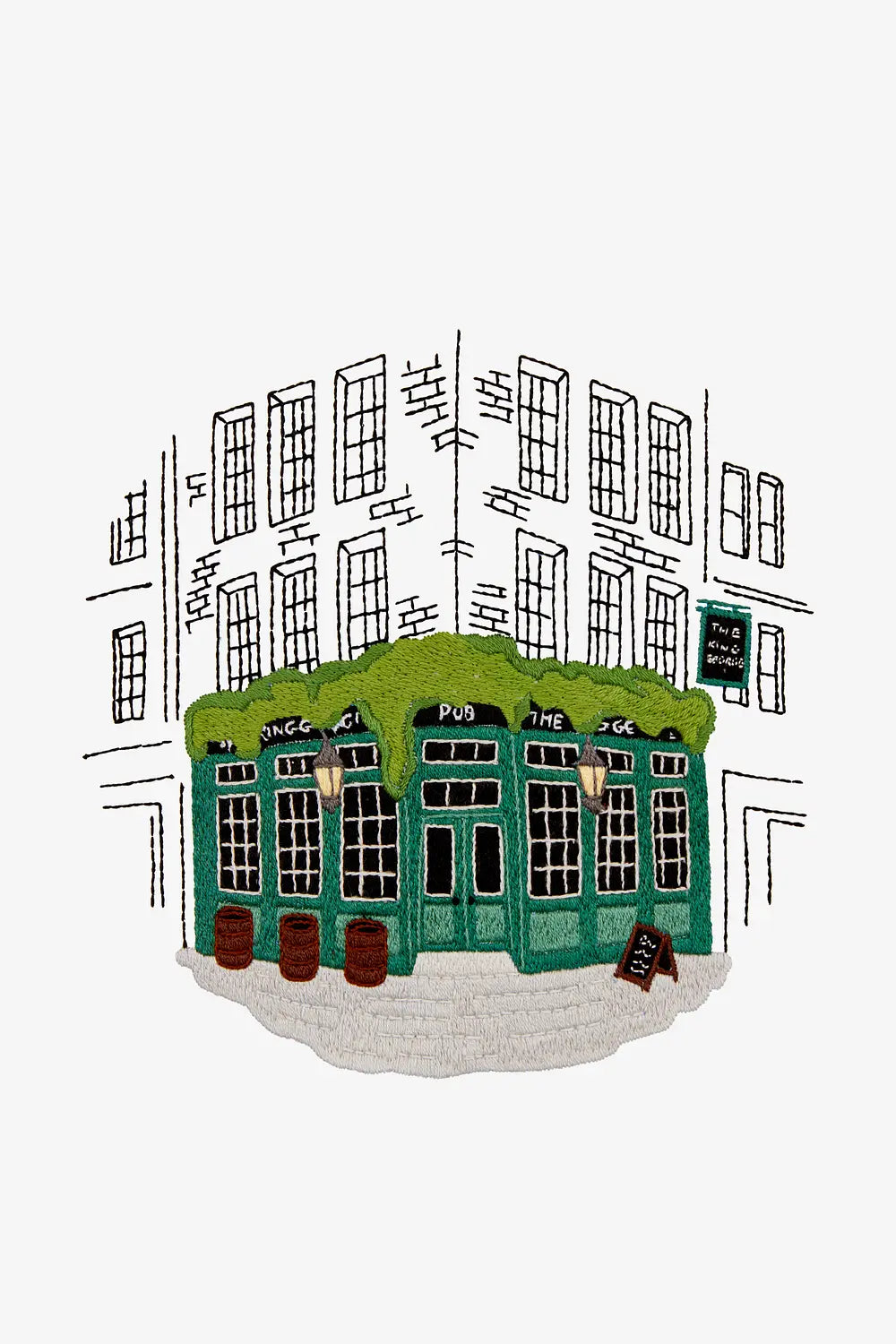 Pub DMC Embroidery Kit