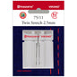 Viking Twin Stretch Needle, 130/705H - 75/11