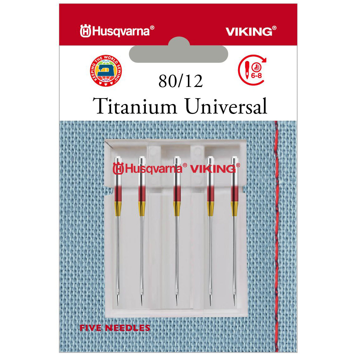 Viking Titanium Universal Needles, 5pk (130/705H)