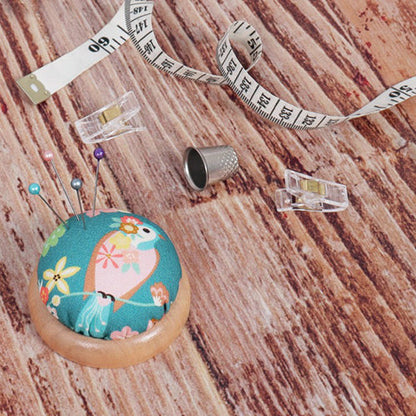 Wooden Base Pin Cushion