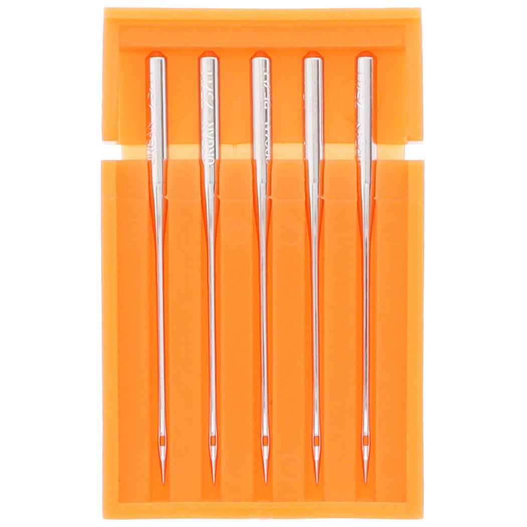 Ball Point Needles 15x1 (5pk), Janome #99021