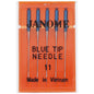 Blue Tip Needles, Size 11, 5pk, Janome #990311000