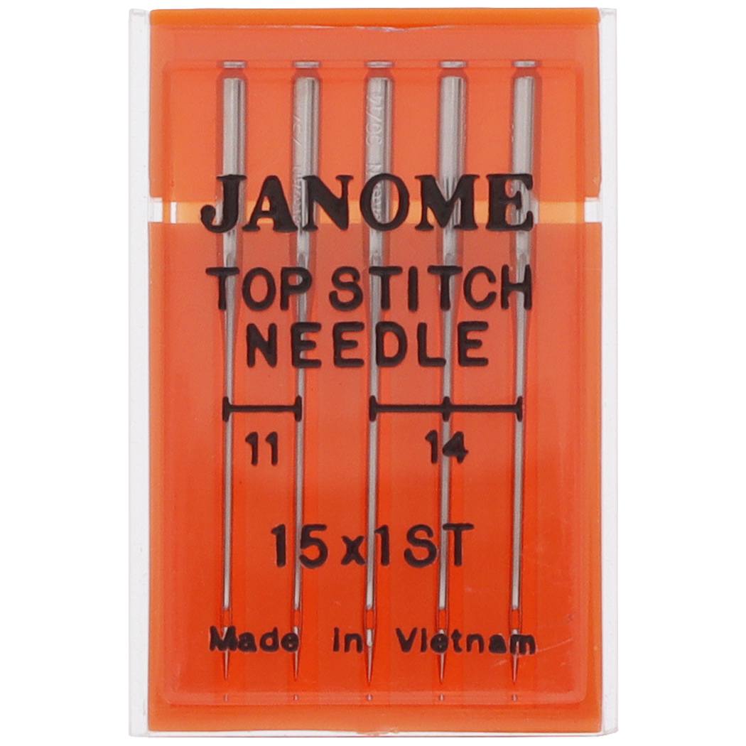 Top Stitch Needle 15x1 (5pk), Janome #9905