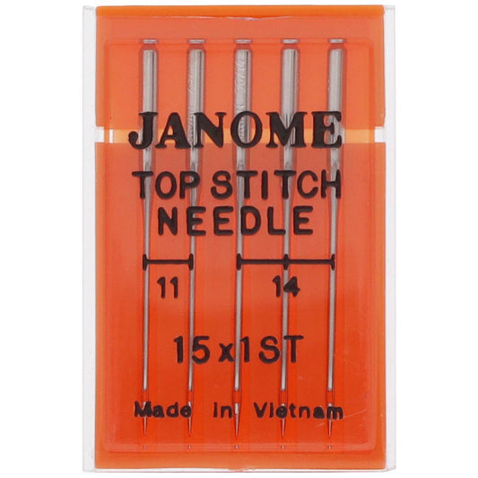 Top Stitch Needle 15x1 (5pk), Janome #9905