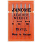 Leather Needles 15x1 (5pk), Janome #9906