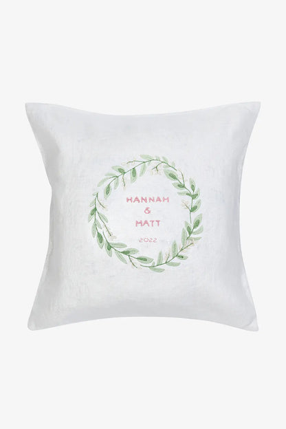 Leafy Wreath DMC Embroidery Kit