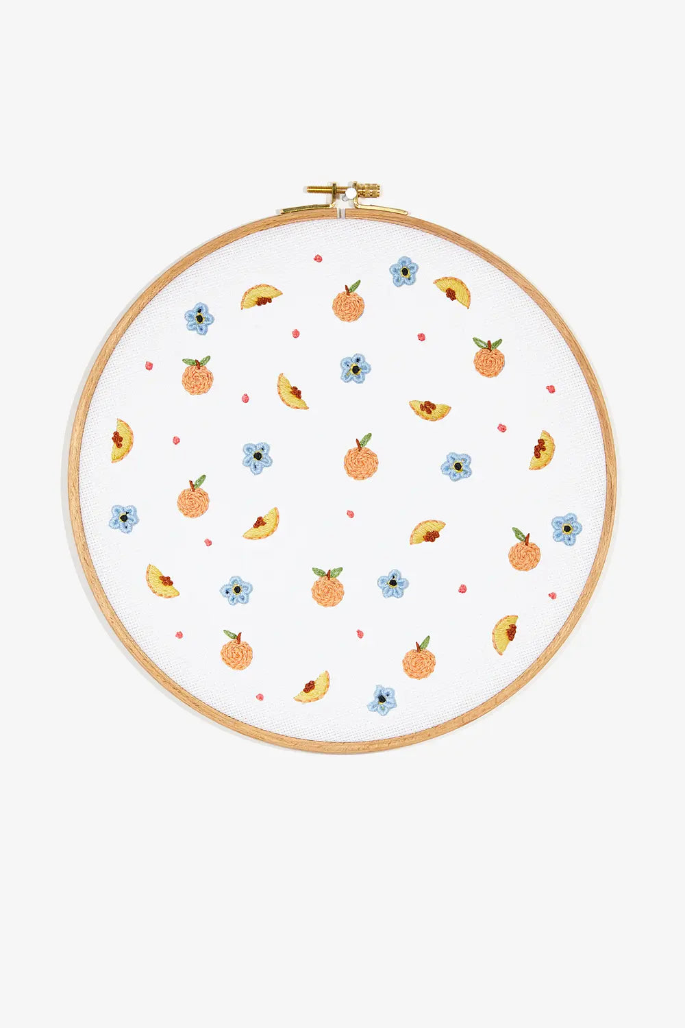 Peaches DMC Embroidery Kit