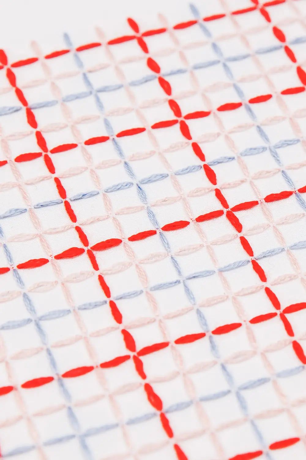 Sashiko Check DMC Embroidery Kit