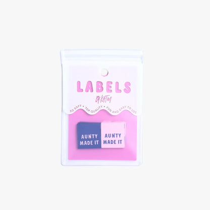 Woven Labels - "Aunty Made It"