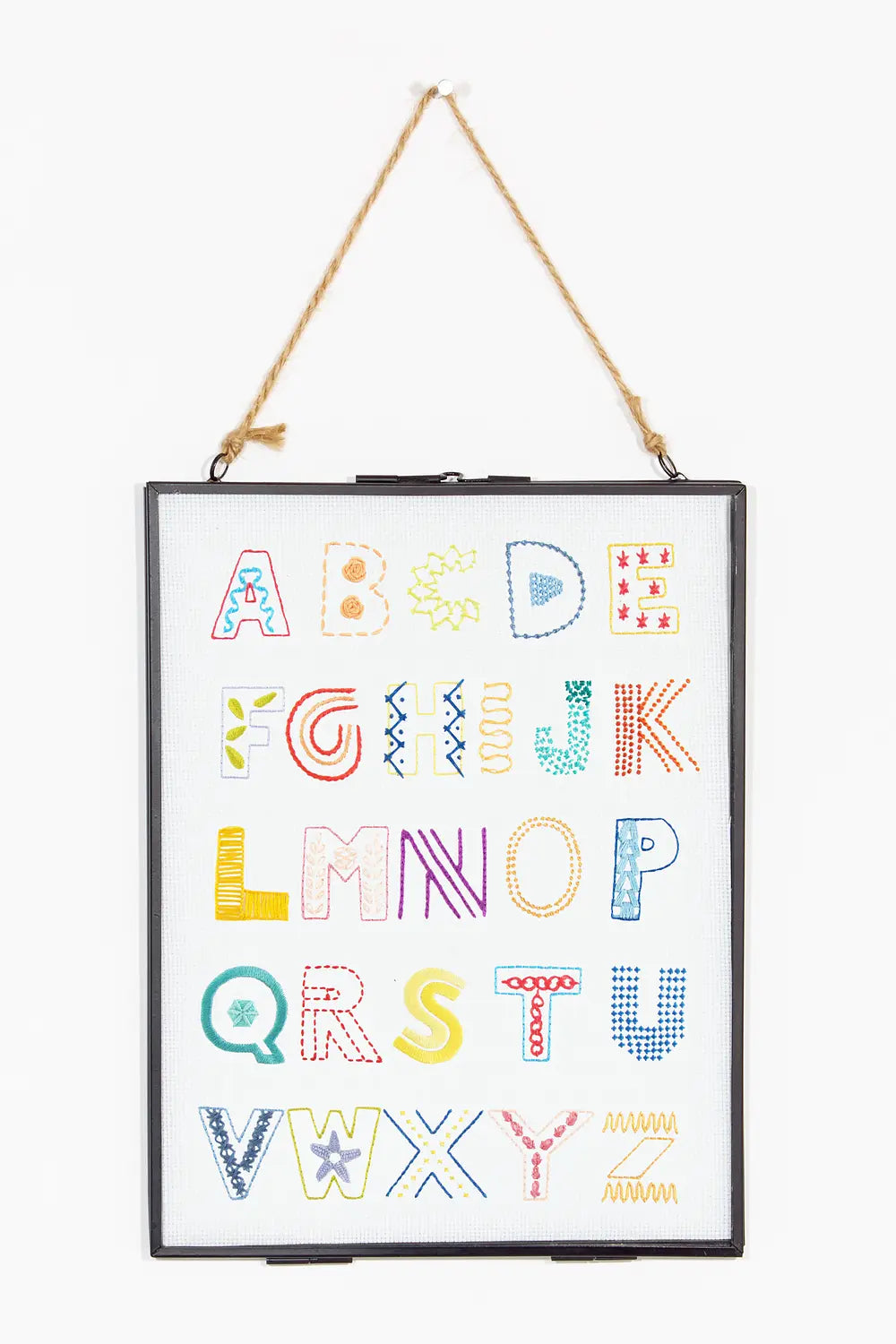 Stitch Alphabet DMC Embroidery Kit