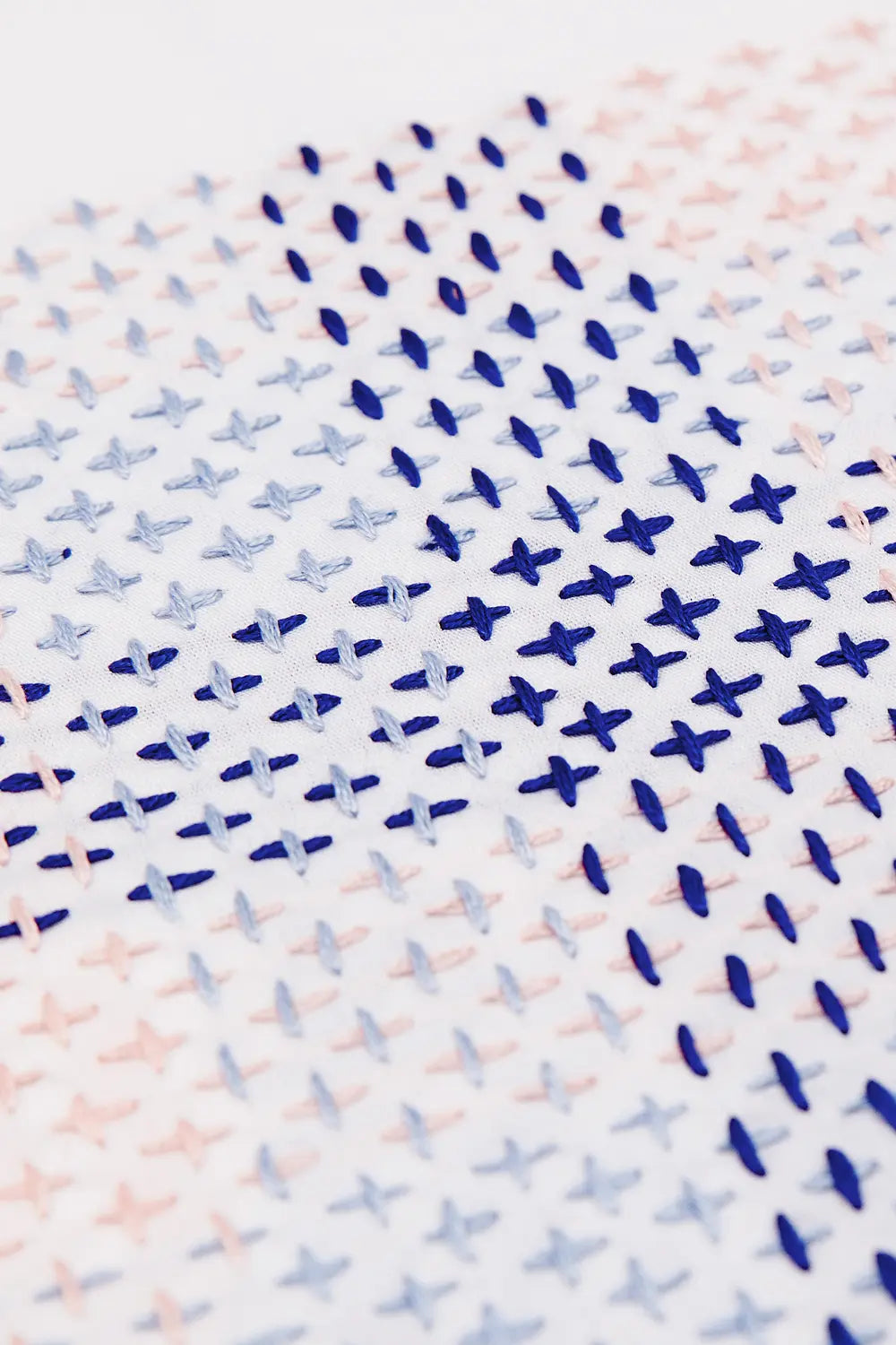 Sashiko Cross DMC Embroidery Kit