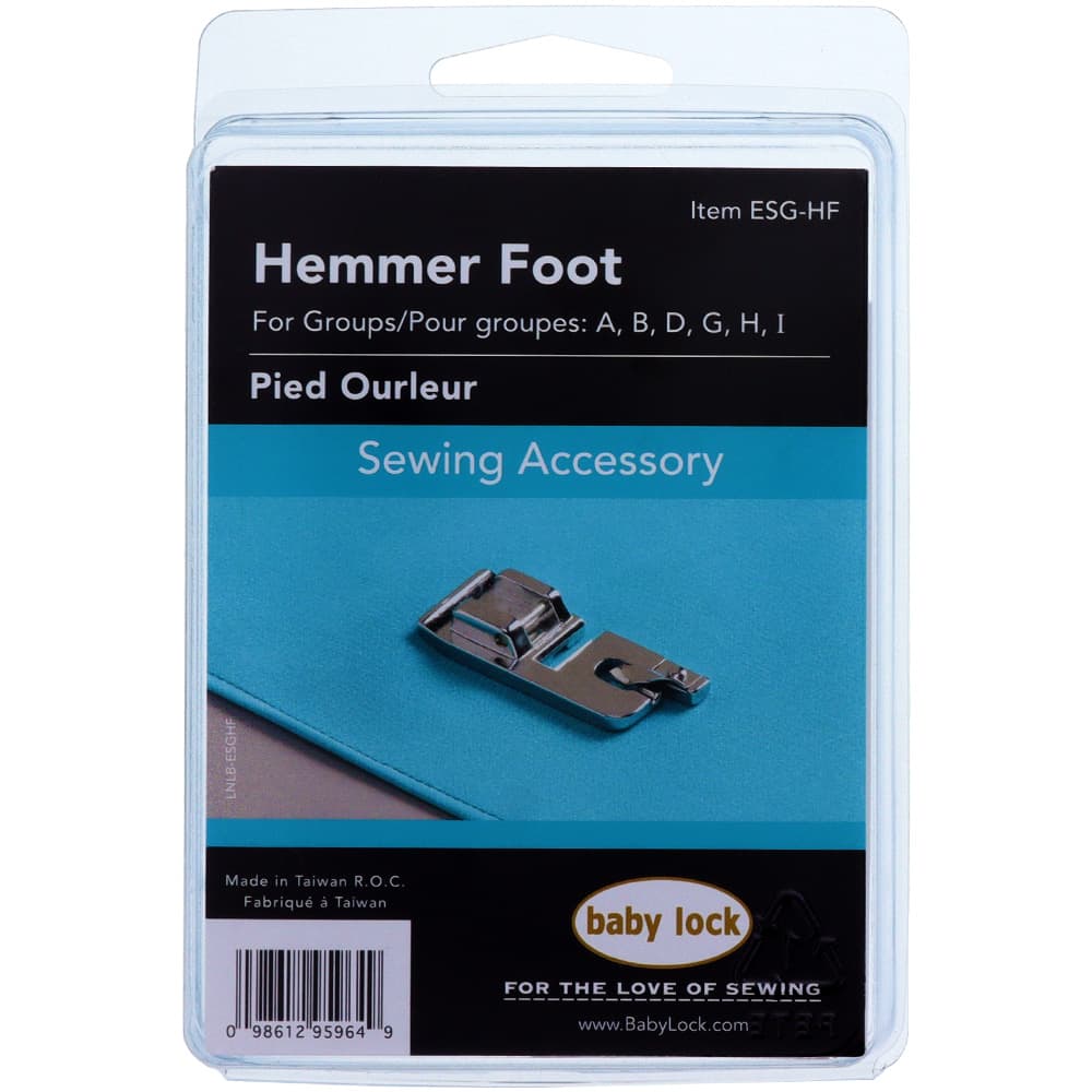 1/8" Hemmer Foot, Babylock #ESG-HF - Babylock