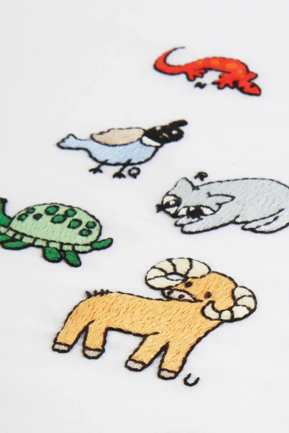 Animal Alphabet N-Z DMC Embroidery Kit