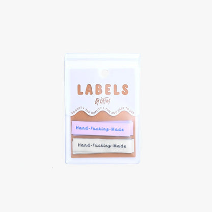 Woven Labels - "Hand-F*cking-Made"