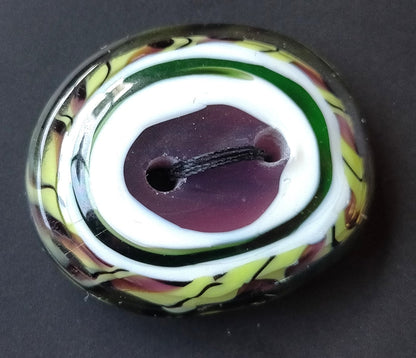 Grapevine Glass Button