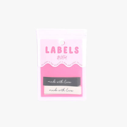 Woven Labels - "Made with love"