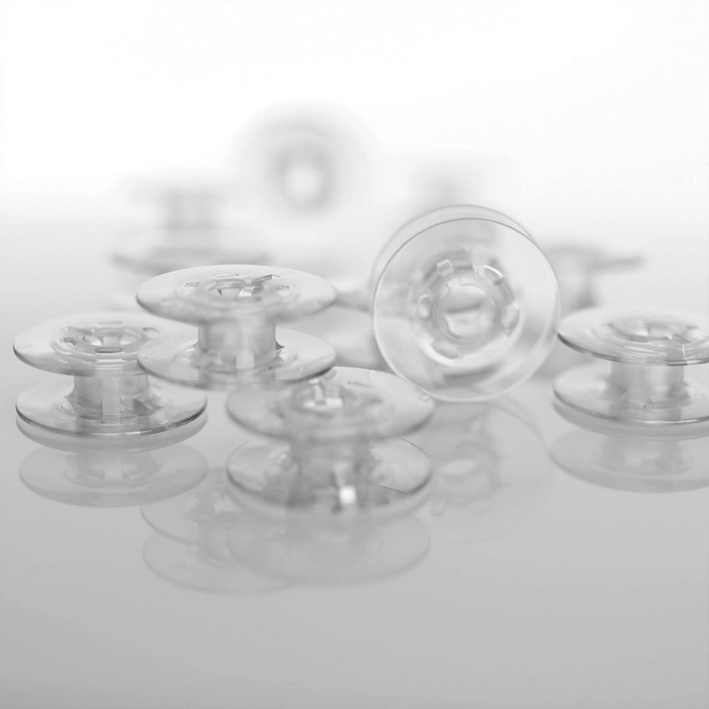 Pfaff Bobbins Grey 10 Pack - J Type Machines