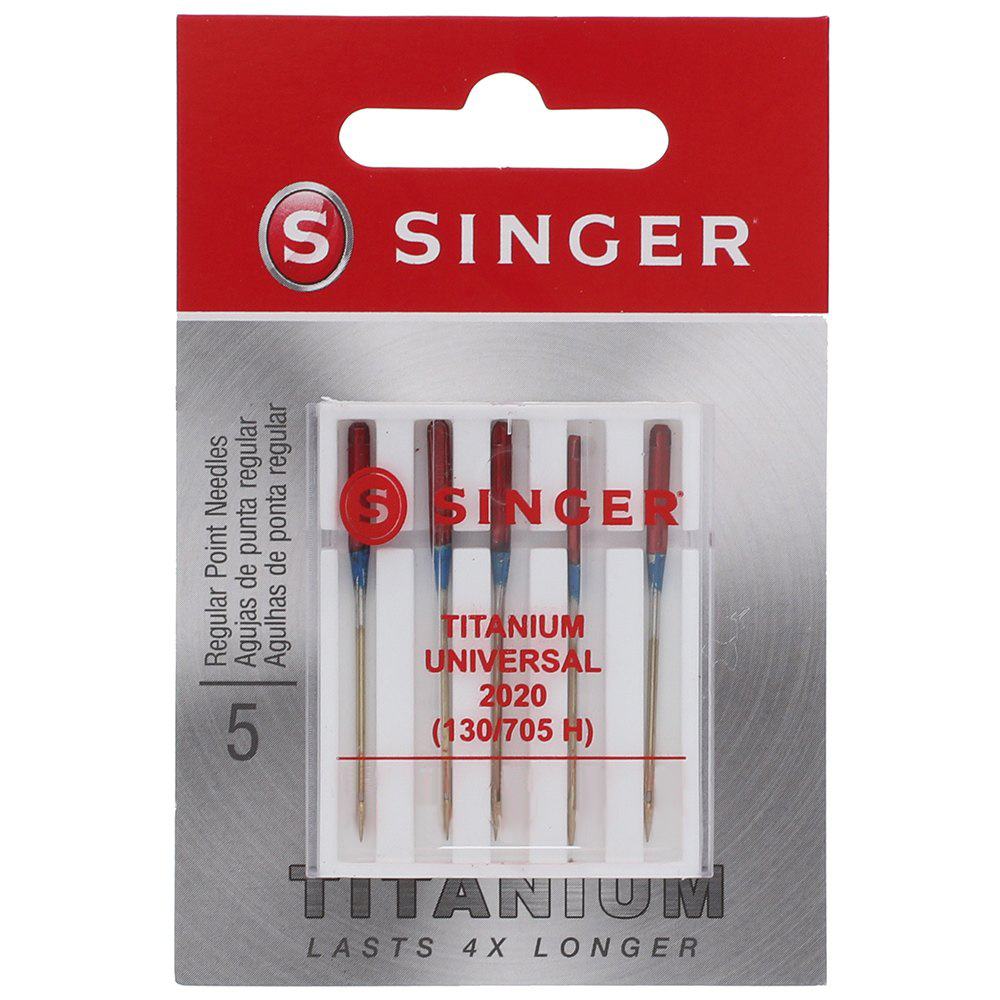 Universal Titanium Needles, Singer Type 2020T (5pk) 90/14