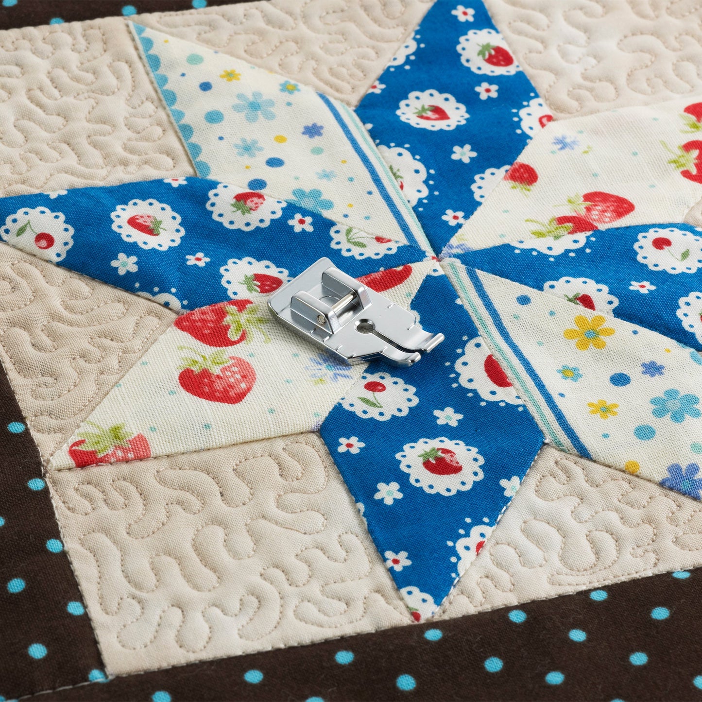 1/4" Piecing Foot, Brother #SA125 - Brother