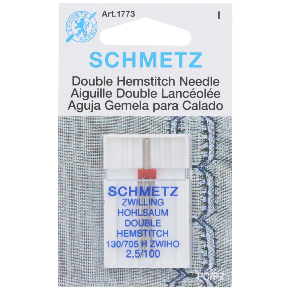 Double Hemstitch Needle, Schmetz (1pk)
