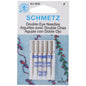 Double Eye Needle, Schmetz (5pk) Size 80/12