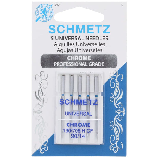 Chrome Universal Needles, Schmetz (5pk)