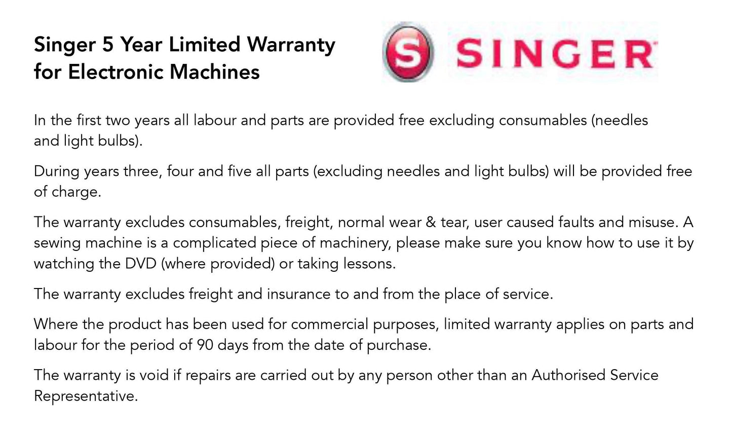 Singer Quantum Stylist 9960