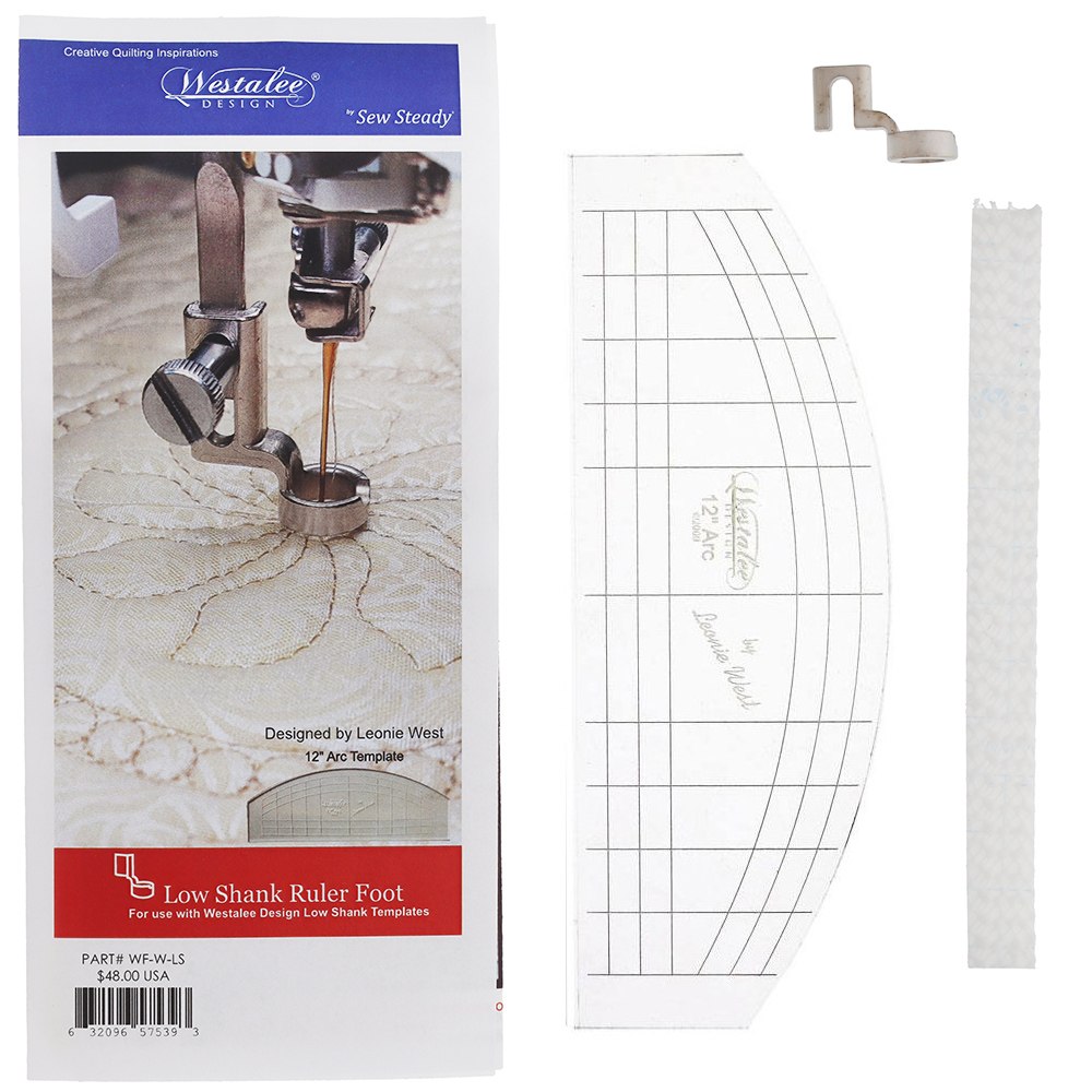 Ruler Foot w/ 3mm Arc Template, Low Shank - Westalee Design