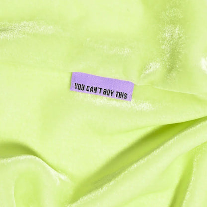 Woven Labels - "You Can't Buy This" Metallic