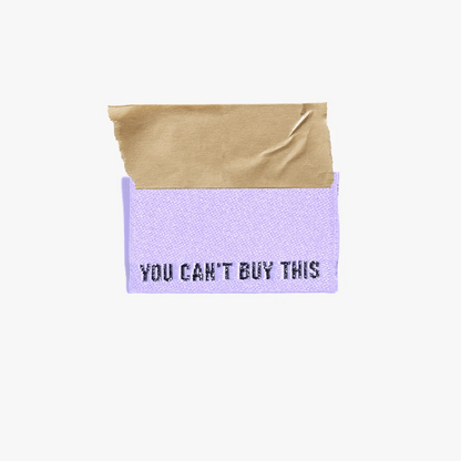 Woven Labels - "You Can't Buy This" Metallic