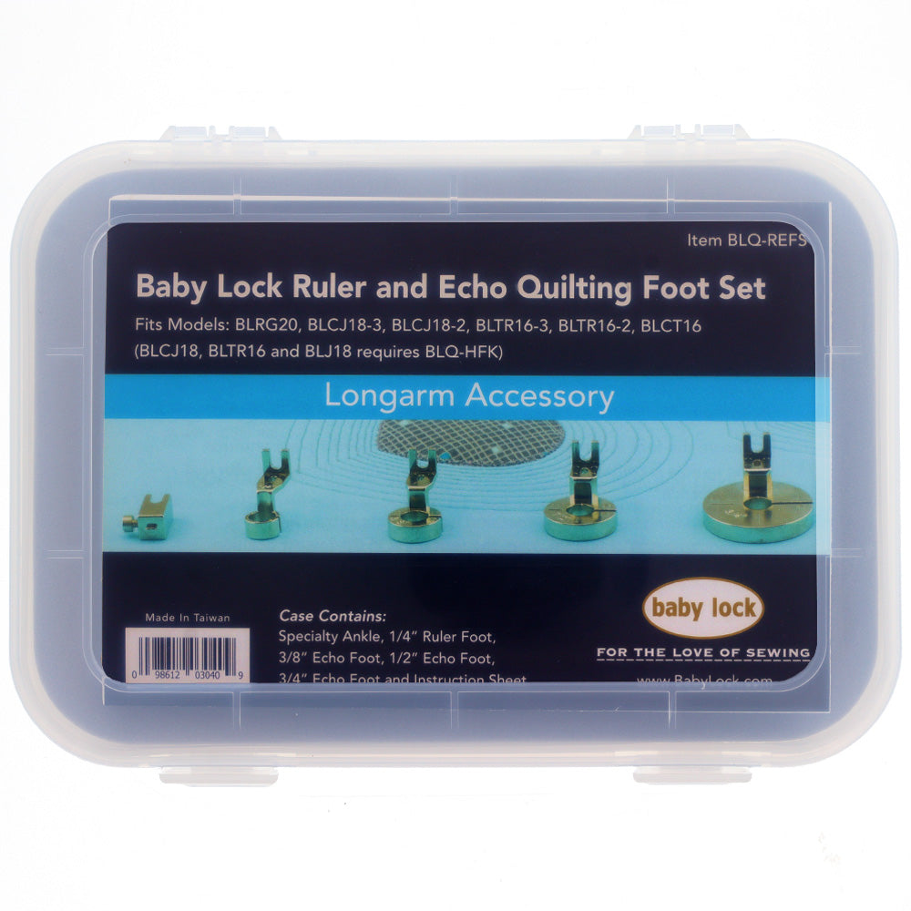 Ruler Echo Foot Set (5pc), Babylock #BLQ-REFS - Babylock