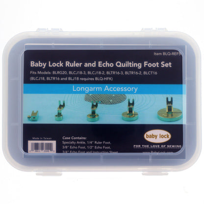 Ruler Echo Foot Set (5pc), Babylock #BLQ-REFS - Babylock