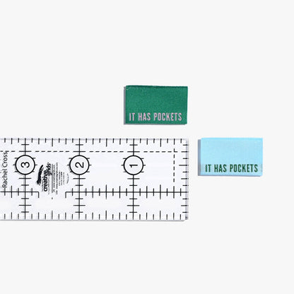 Woven Labels - "It Has Pockets"