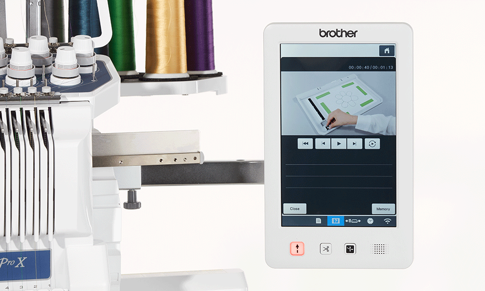Brother PR1055X 10 Needle Embroidery Machine