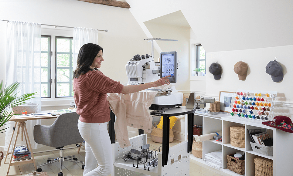 PR680W Six Needle Embroidery Machine