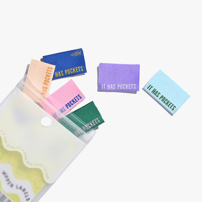 Woven Labels - "It Has Pockets"
